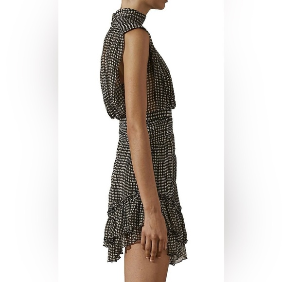 Shona Joy Black and White Mini Dress - Picture 3 of 11